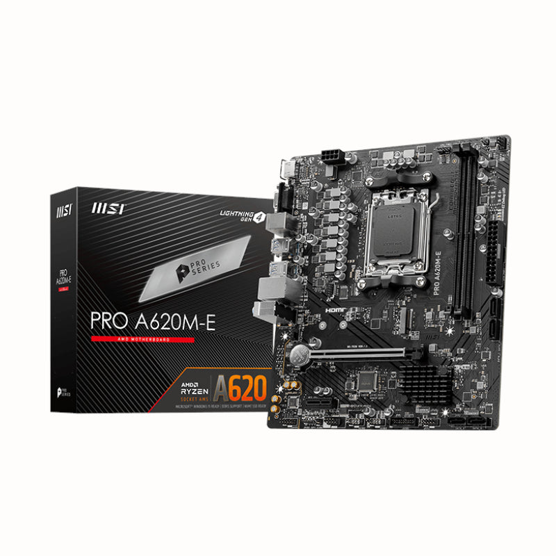 MSI A620M-E PRO AMD AM5 MATX Gaming Motherboard - Guards On Duty Shop & Security Guards