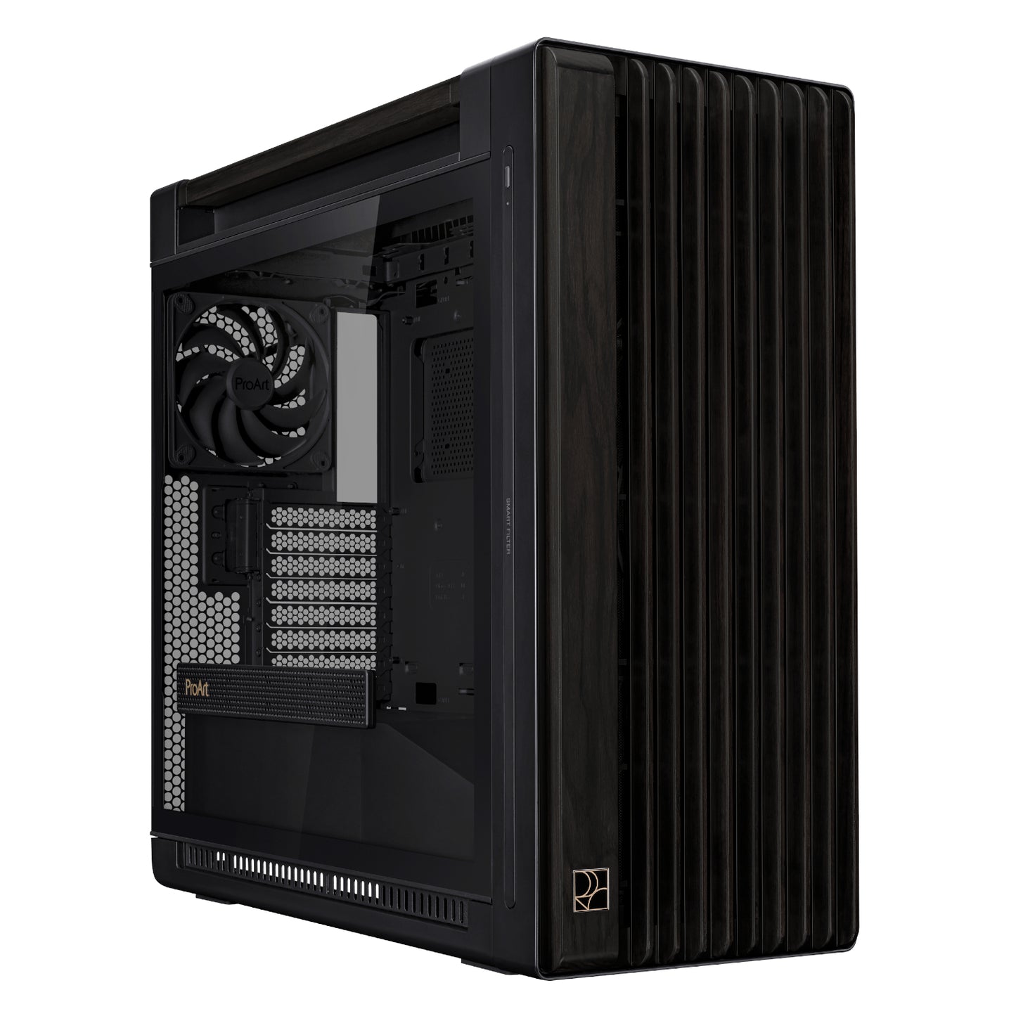 Asus ProArt PA602 Wood Edition Mid Tower ATX Chassis - Black - Guards On Duty Shop & Security Guards
