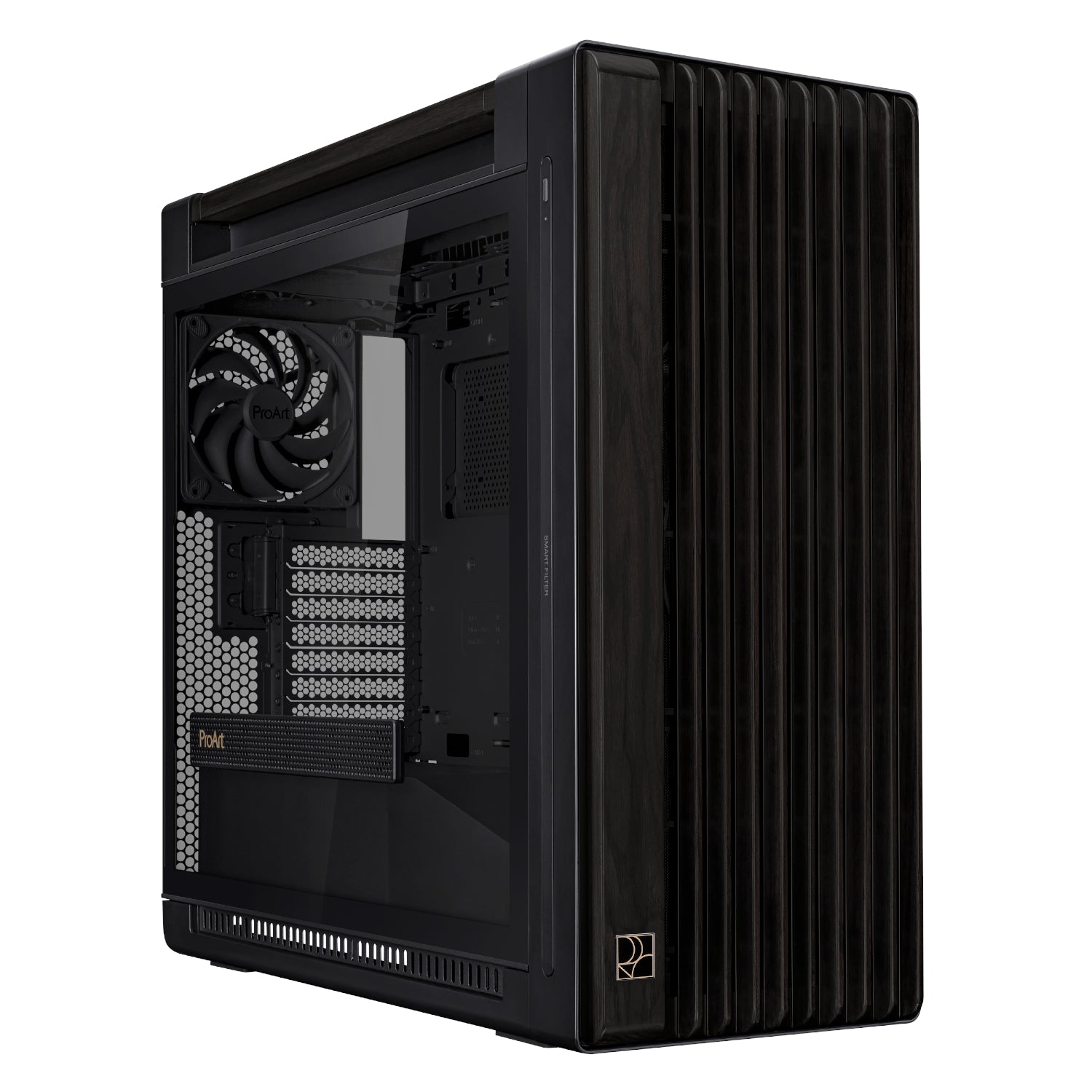 Asus ProArt PA602 Wood Edition Mid Tower ATX Chassis - Black - Guards On Duty Shop & Security Guards