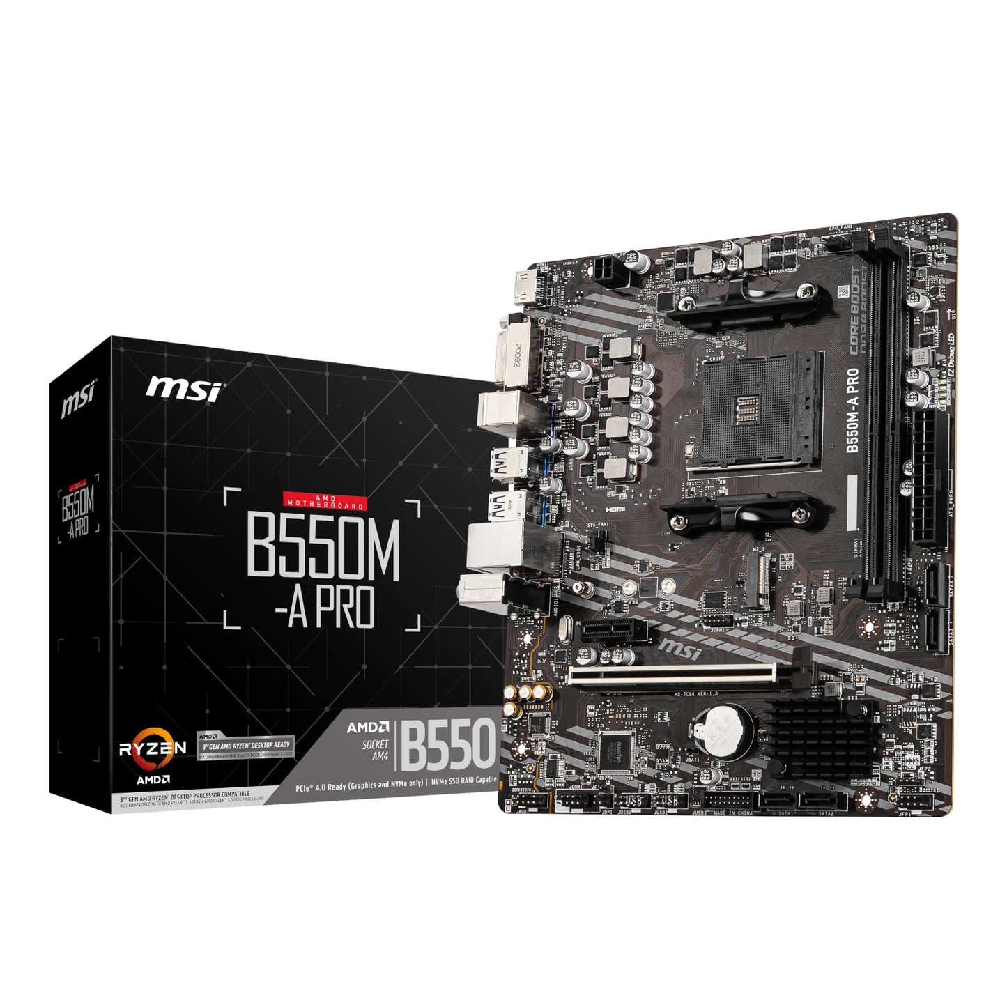 MSI B550M-A Pro AM4 M-ATX Motherboard - Guards On Duty Shop & Security Guards