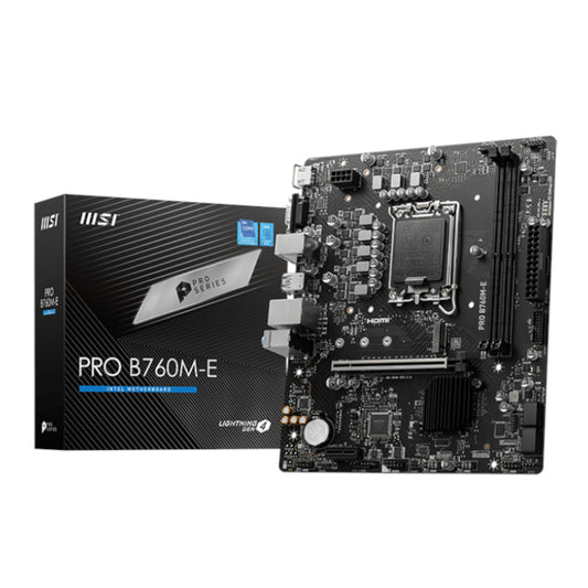 MSI B760M-E PRO DDR5 LGA1700 M-ATX Motherboard - Guards On Duty Shop & Security Guards