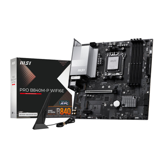 MSI PRO B840M-P Wi-Fi 6E AMD AM5 MATX Gaming Motherboard - Guards On Duty Shop & Security Guards