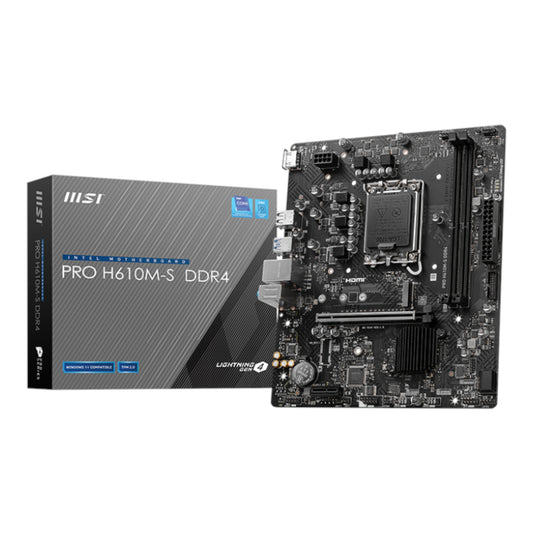 MSI H610M-S PRO LGA1700 M-ATX DDR4 Motherboard - Guards On Duty Shop & Security Guards