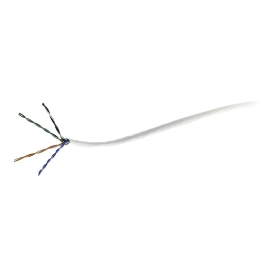 LINKQNET CAT5E UTP SOLID NETWORK CABLE - WHITE (SOLD PER METER OR 500M DRUM)