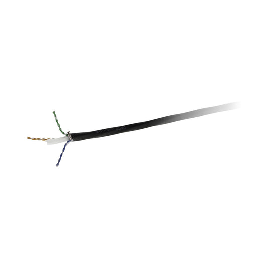 500M ROLL CAT6 OUTDOOR SOLID NETWORK CABLE BLACK