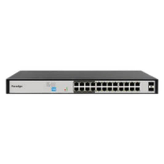 L2 managed 26 port Gigabit Switch with 24 port AI PoE,2*SFP uplink, 250W, cloud management