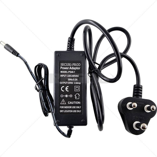 Securi-Prod Power Supply Universal Switch Mode 12VDC 3Amp Regulated