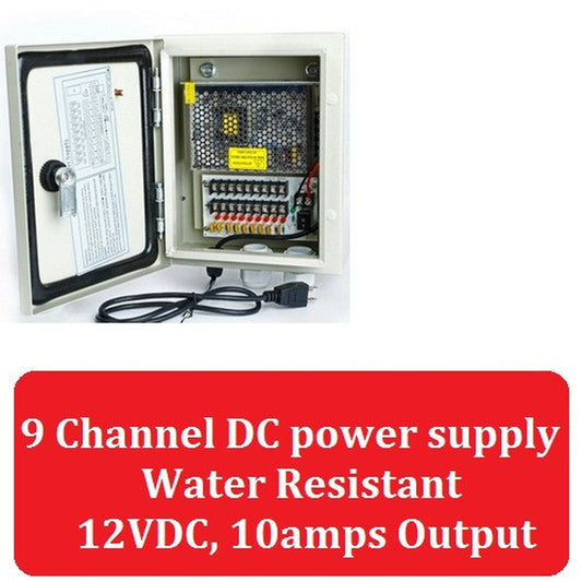 9 Channel 12VDC 10 Amp CCTV Power Supply - Securi-Prod | Guards on Duty Shop South Africa