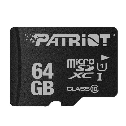 Patriot LX CL10 64GB Micro SDHC Card - Guards On Duty Shop & Security Guards