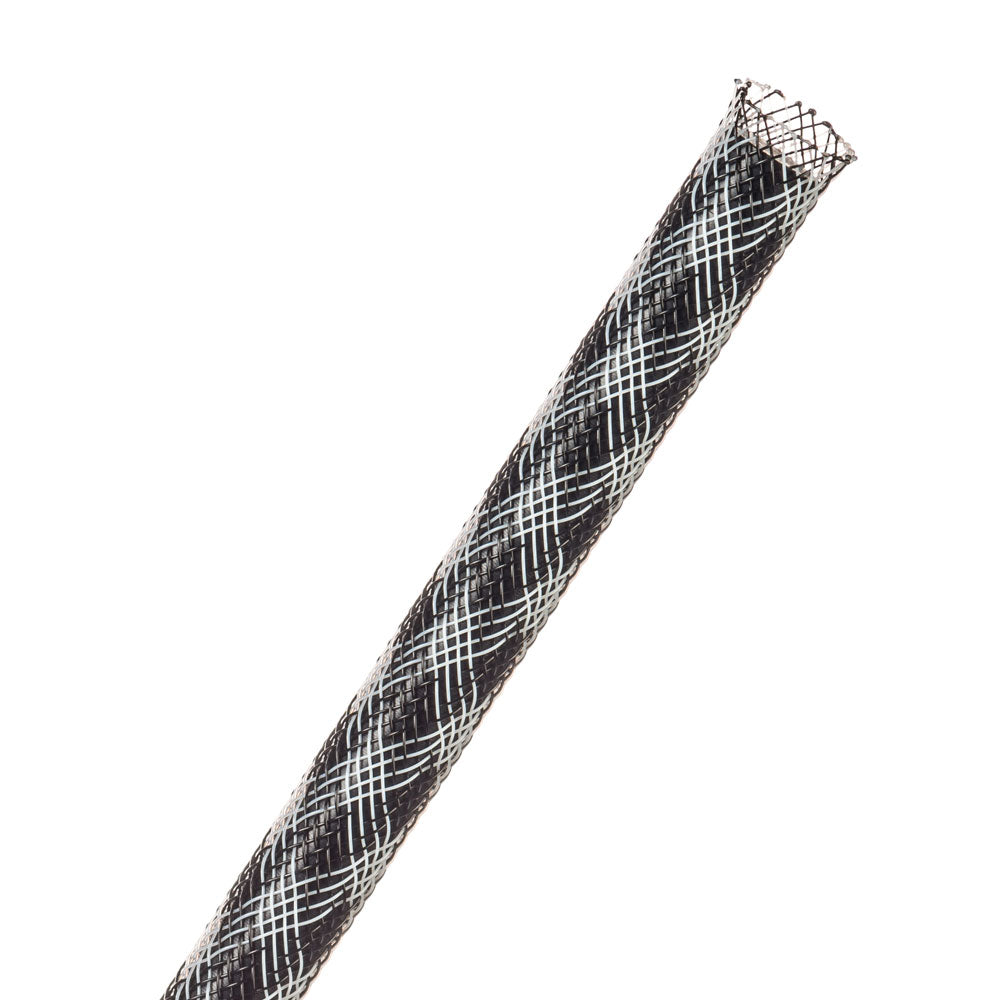 1m Bundle Braid 6.4mm Checkered Flag (ptn0.25cf) — Techflex | Guards on Duty Shop