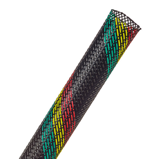 Flexo Braided Sleeving 12.7mm Reggae (ptn0.50re) — Techflex | Guards on Duty Shop