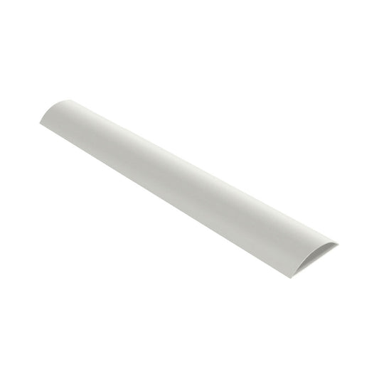 DECORDUCT 50MM X 15MM X 2M HALF MOON TRUNK WHITE