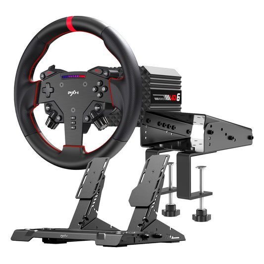 PXN VD6 Direct Drive Sim Racing Wheel | PD-HM Dual Pedal | Z9 Clamp Bundle - Guards On Duty Shop & Security Guards