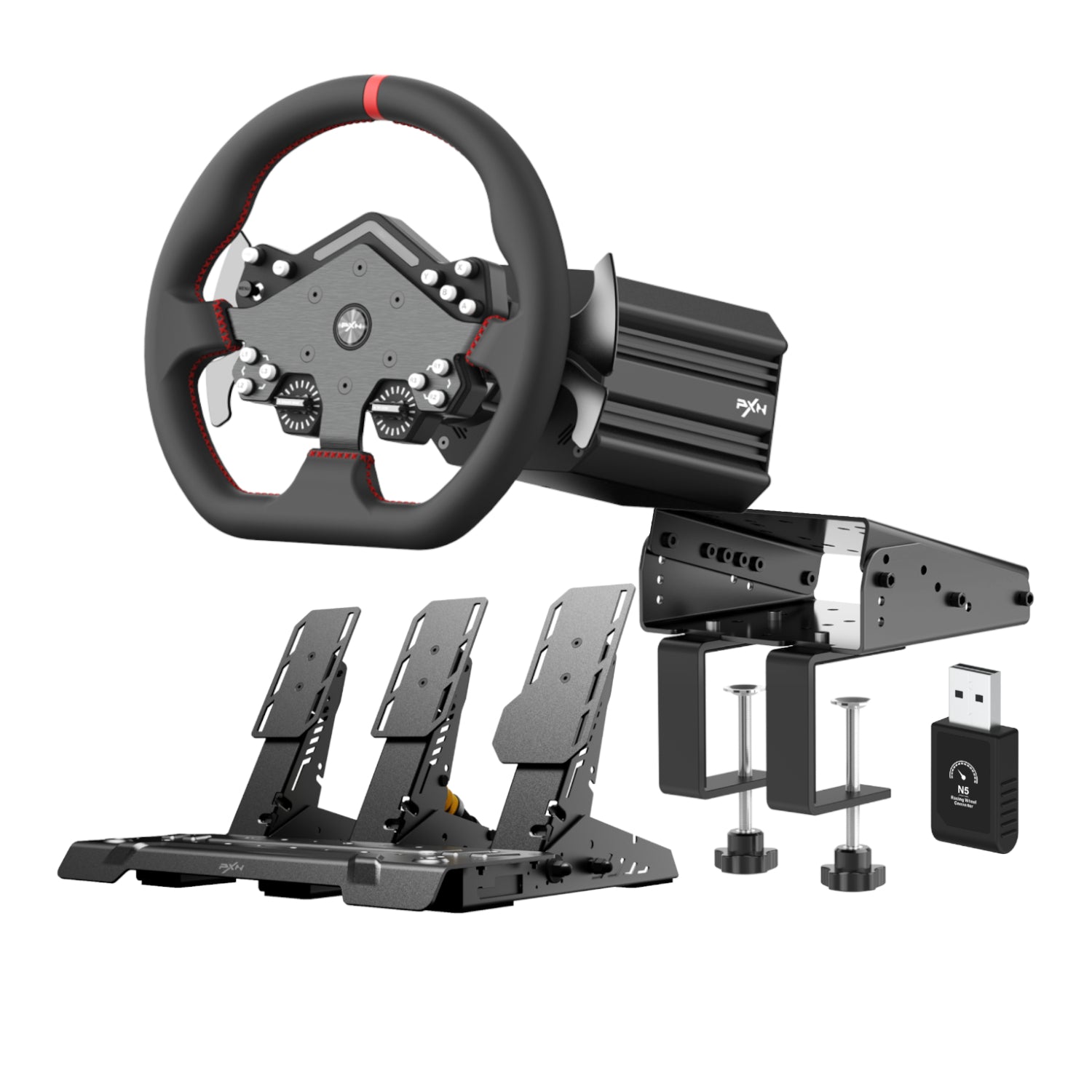PXN V12 Lite Sim Racing Steering Wheel Bundle - Guards On Duty Shop & Security Guards