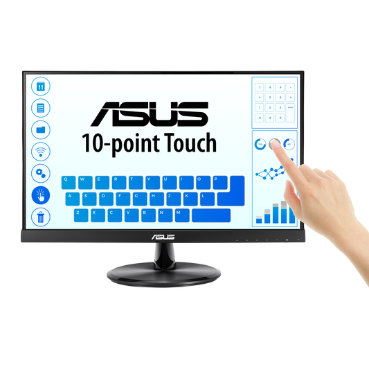 ASUS VT229H|Touch| 21.5 WXGA |TN Panel|60Hz|AR16:9|5ms - GTG|220 NITS|400:1|VA (H90/V60)-|1XVGA|1xHDMI|Vesa WM|