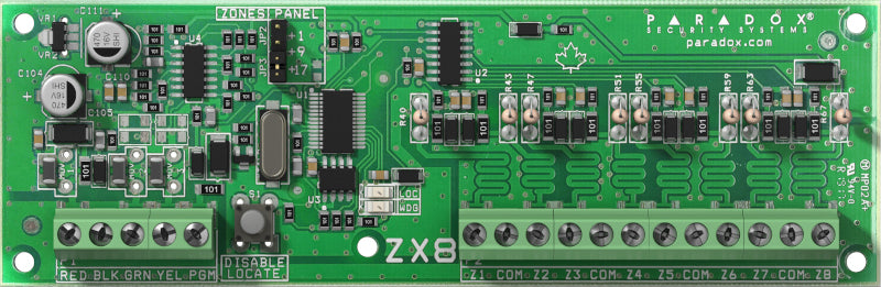 Paradox ZX8 8 Zone Expansion Module