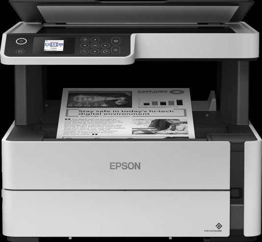 Epson 39ppm Mono A4 Print Scan Copy USB Wired Wireless WiFi Direct Ethernet Duplex Print Only incl 2 ink bottles
