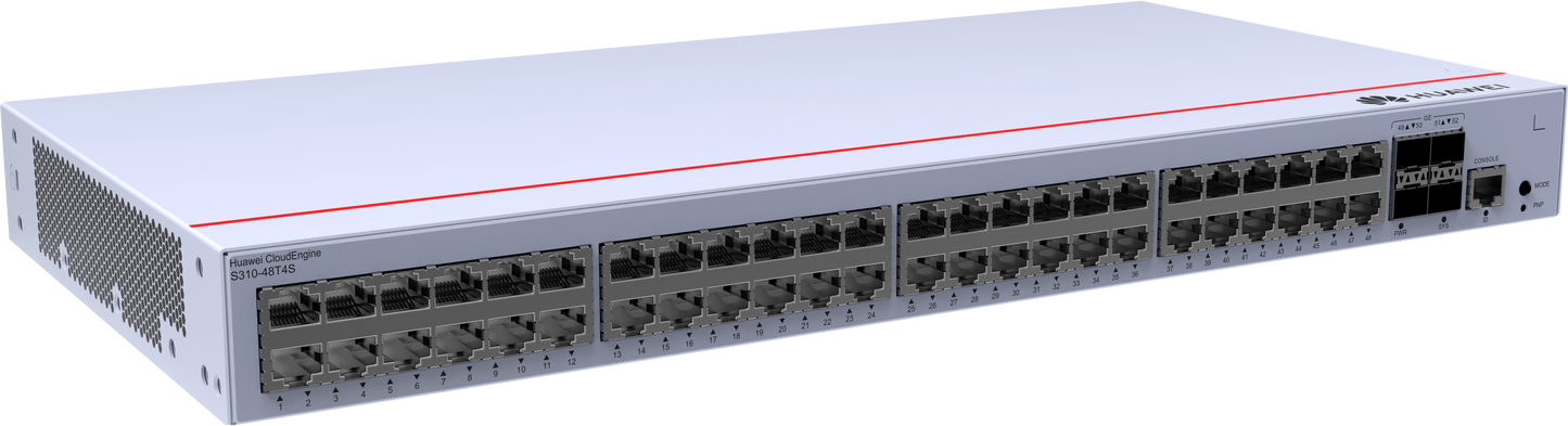 S310-48T4S (48*10/100/1000BASE-T ports  4*GE SFP ports  AC power)