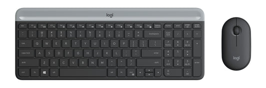 Logitech MK470 - Wireless Keyboard and Mouse combo - Graphite - Slimline - USB