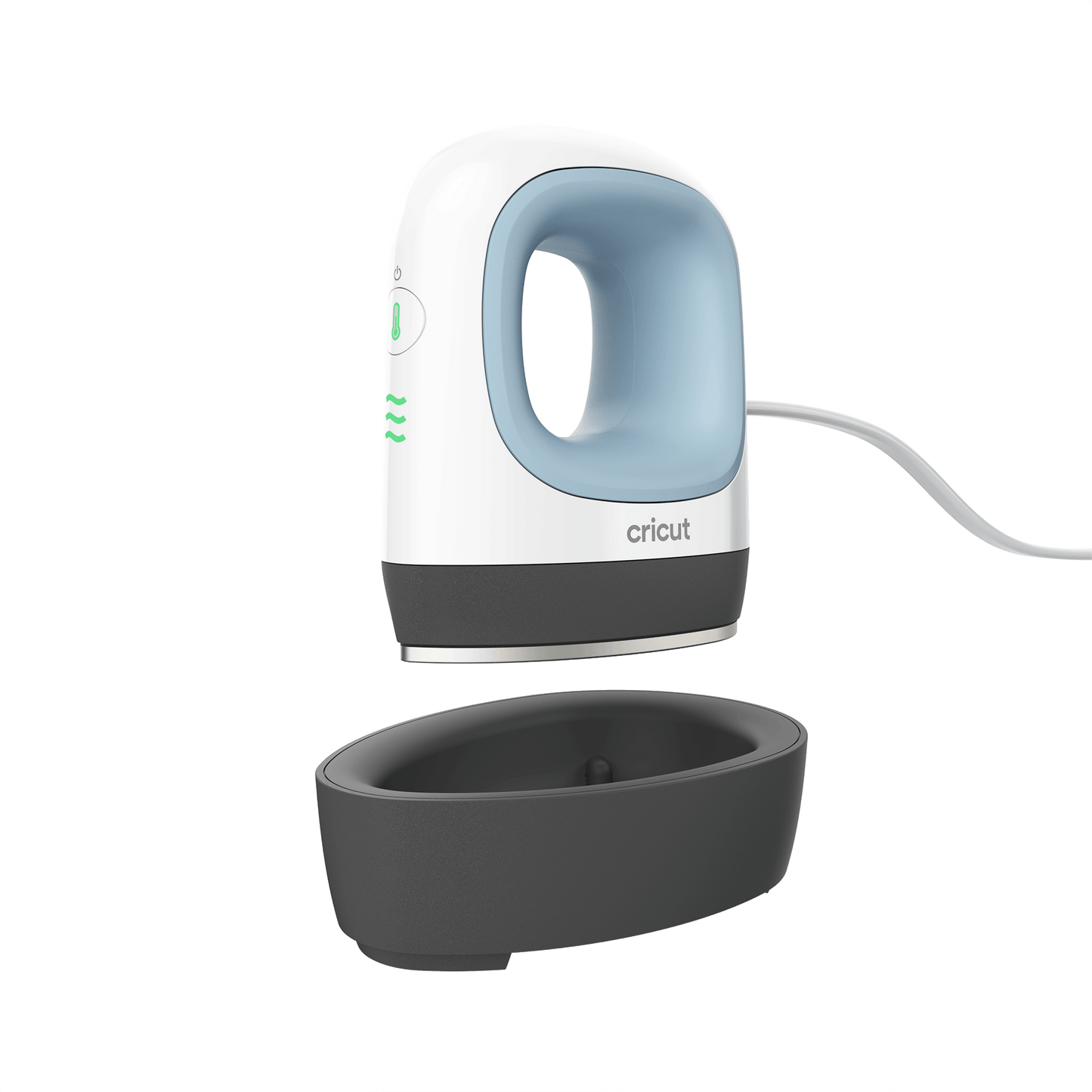 Cricut EasyPress Mini (Zen Blue)/ Compact size ideal for unusually small or unique heat transfer projects/ Customize unusual projects like shoes and stuffed animals/ Ceramic-coated heat plate for dry  even  edge-to-edge heat/ 3 heat settings for every pro