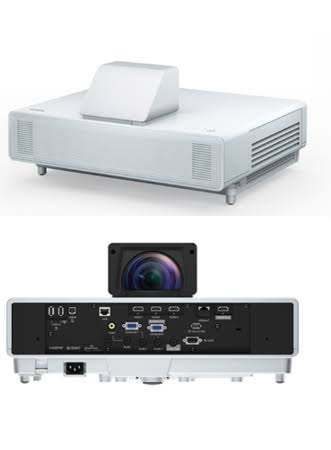Epson 5000lm FullHD 1920x1080 16:9 Laser USB 2VGA 2HDMI RS-232C LAN Wi-FiOptional NoBag White NoBracket UltraShortThrow