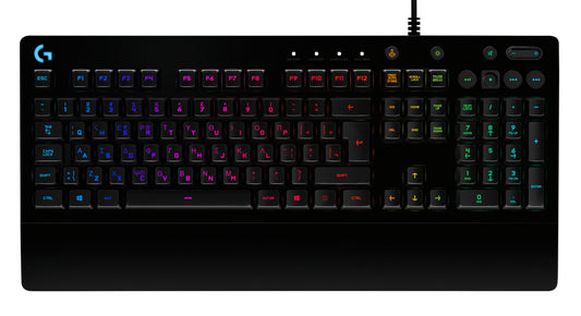 Logitech G213 Prodigy – Gaming Keyboard – Wired USB – Black- Backlighting RGB