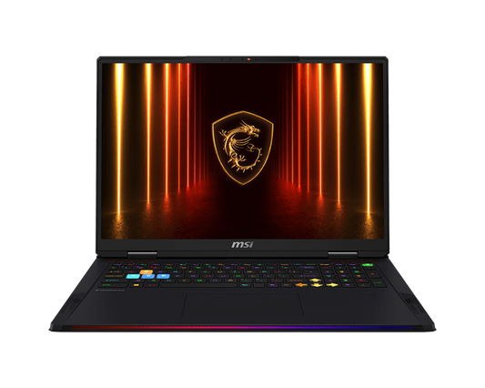 RAIDER 18 HX AI A2XWIG-265ZA / INTEL CORE ULTRA 9 285HX / DDR 5 64GB 6400MHz (2x 32GB) / 2TB NVME PCIE SSD (1x 2TB) / RTX 5080 GDDR7 16GB / 18" UHD+ (3840*2400) 120Hz MINILED / WINDOWS 11 HOME/ TITAN GAMING BACKPACK / CORE BLACK / 2 YEAR WARRANTY