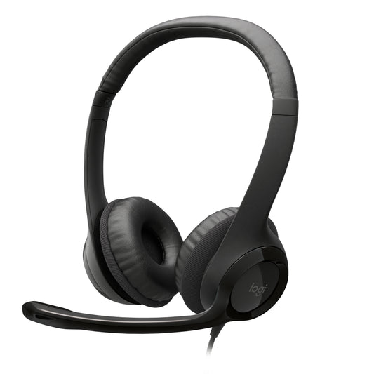 Logitech H390C - Stereo Headset - Black - USB-C