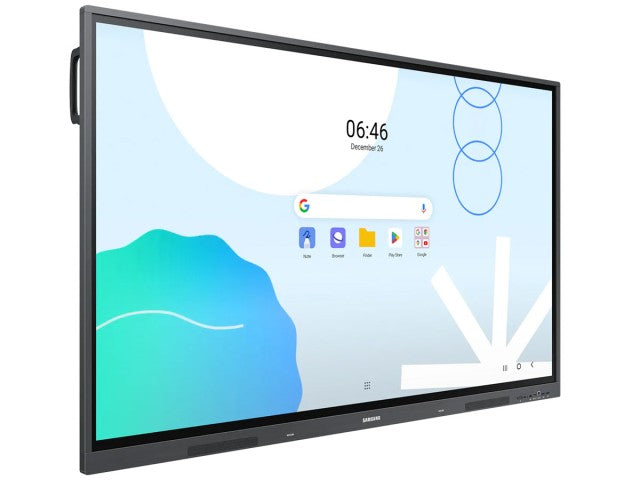 SAMSUNG 75" ANDROID INTERACTIVE WHITEBOARD WAD - 7 YEAR ONSITE WARRANTY - ANDROID INTERACTIVE WHITEBOARD  7 YEAR WARRANTY  3 840 X 2 160   60HZ  8MS RESPONSE TIME (G-TO-G)  400CD/M² BRIGHTNESS (TYP.)  1 200:1 CONTRAST RATIO  BUILT IN SPEAKER (15W X 2CH)