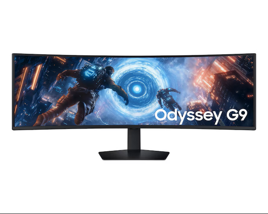 Samsung 49 inches  Dual QHD (5120 x 1440)  144Hz  1ms (GtG)  VESA DisplayHDR 600  VA Panel  32:9  HDMI 2.1  DisplayPort 1.4  USB-C Upstream and Downstream Ports  AMD FreeSync Premium Pro  Ergonomic Stand  Picture-by-Picture  Picture-in-Picture  Auto Sourc