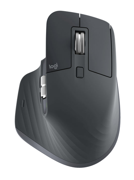 Logitech MX Master 3s - Bluetooth - Silent - Graphite - Horizontal scroll wheel