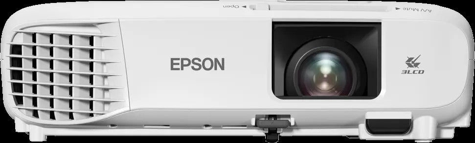Epson 3800lm WXGA 1280x800 16:10 Lamp USB 2VGA 2HDMI RS-232C Wi-FiOptional LAN NoBag White Mobile/Install