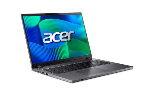 Acer TravelMate TMP216-51-G2-TCO-58L0 16"WUXGA SlimBezel IPS Intel Core 5 Processor 120U LTE 16 GB DDR5 Memory (1 x extra DIMM slot) 512GB PCIe nVMe SSD Micro SD card reader WIFI6E+BT Acer PBA FPR FHD IR camera 53Wh Li-ion battery 65W TypeC adapter Win11