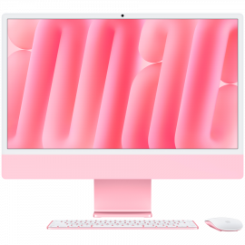 24-INCH IMAC WITH RETINA 4.5K DISPLAY: APPLE M4 CHIP WITH 10‑CORE CPU AND 10‑CORE GPU  24GB  512GB SSD - PINK