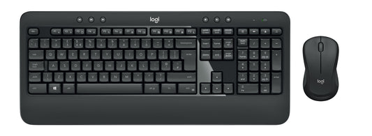 Logitech MK540 - Wireless Keyboard and Mouse Combo - Black - USB