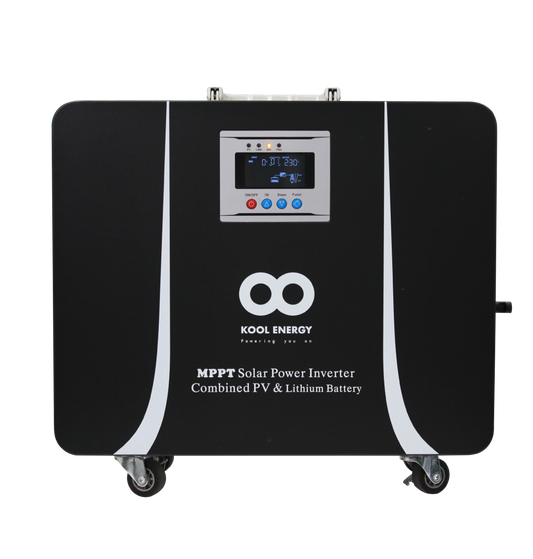 1kW Portable Lithium unit 25.6V 50Ah with 840W MPPT