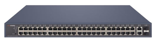 Hikvision L2  Smart Managed  48 Gigabit PoE ports  2 Gigabit RJ45  2 Gigabit SFP uplink ports  802.3af/at  PoE power budget 470W  max. - Guards On Duty Shop & Security Guards