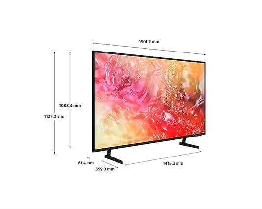 SAMSUNG 85" CRYSTAL UHD SERIES 8 SMART TV  4K UHD 3840x2160  MOTION XCELERATOR  DYNAMIC CRYSTAL COLOR  CRYSTAL PROCESSOR 4K  HDR  TIZEN OS  CONNECTSHARE MOVIE  HDMI X 3  USB X 1
