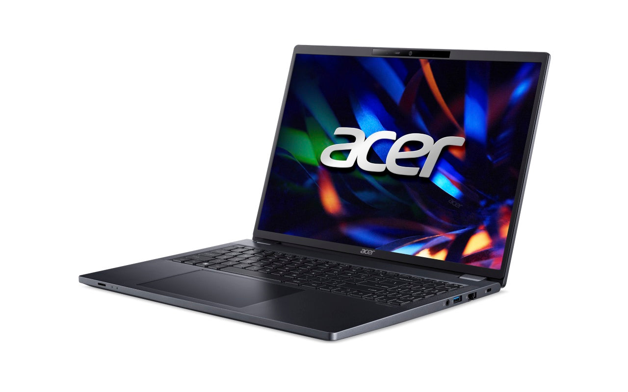 Acer TravelMate P416 TMP416-52G-TCO-51DH 16"WUXGA IPS i5-1335U NVIDIA GeForce RTX 2050 4GB-GDDR6 16 GB DDR4 512GB PCIe NVMe SSD Micro SD card reader WIFI6E+BT WIFI 6E 2X2 BT FHD IR camera 65Wh Li-ion battery 90W adapter Windows 11 Pro 3 Years On Site Warr