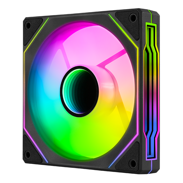 Aerocool Phantom M-3 12 PWM ARGB Fan - Black