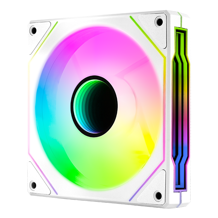 Aerocool Phantom M-3 12 PWM ARGB Fan - White