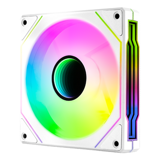 Aerocool Phantom M-3 12 PWM ARGB Fan - White