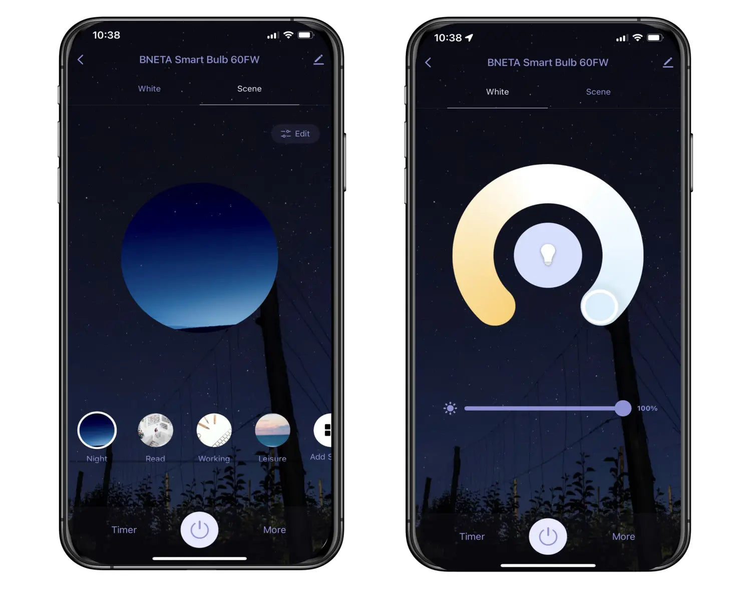 BNETA IoT Smart Filament WiFi Warm/Cool White LED Bulb (A60 E27)