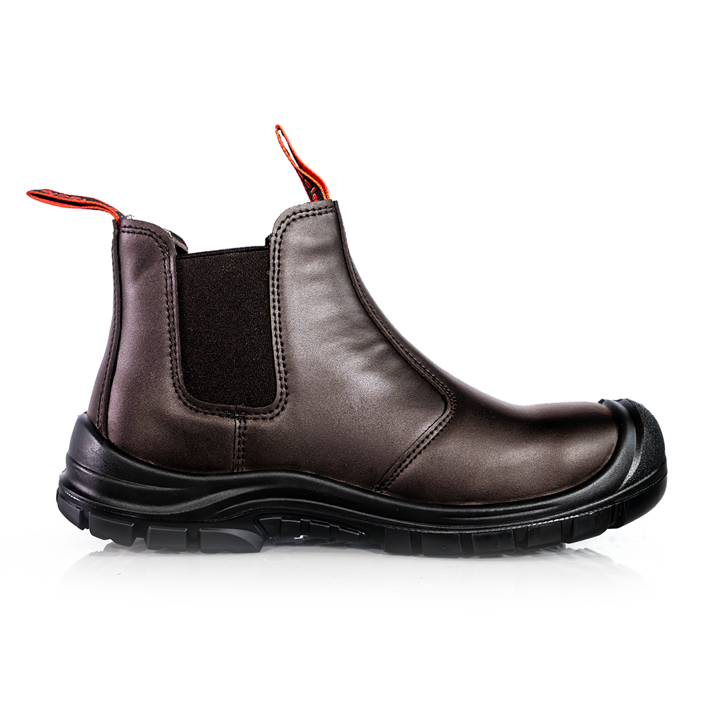 Pinnacle AUSTRA CHELSEA Boots Brown (Steel Toe & Midsole) - Guards On Duty Shop & Security Guards