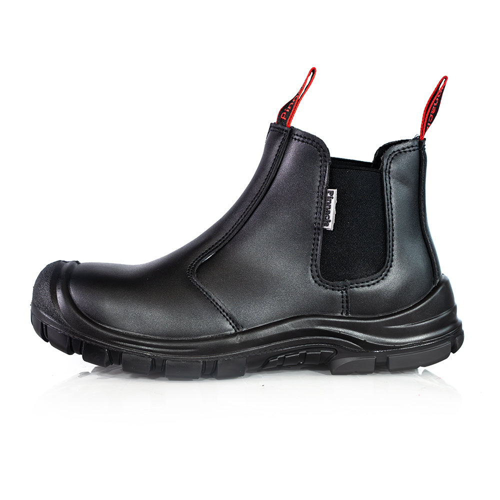 Pinnacle AUSTRA CHELSEA Boots Black (Steel Toe & Midsole) - Guards On Duty Shop & Security Guards