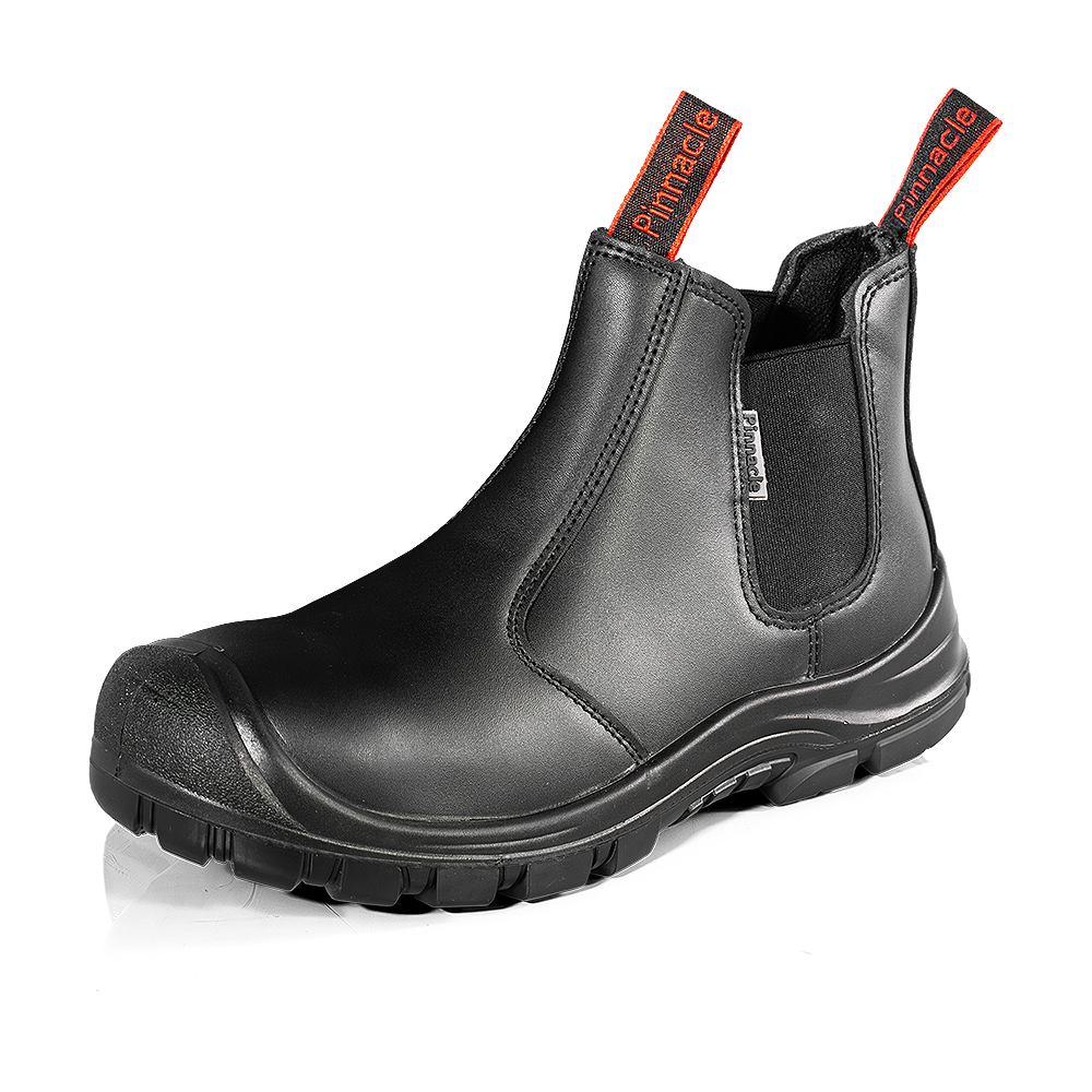 Pinnacle AUSTRA CHELSEA Boots Black (Steel Toe & Midsole) - Guards On Duty Shop & Security Guards