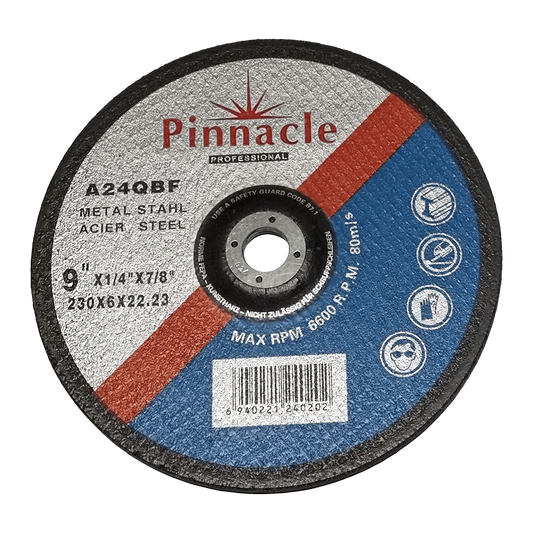 Pinnacle Grinding Disc 230x6x22.2mm (Box of 10) (Box of 10)
