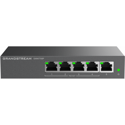 Grandstream GWN7700MP Unmanaged 2.5G Multi-Gigabit Network Switch - Guards On Duty Shop & Security Guards