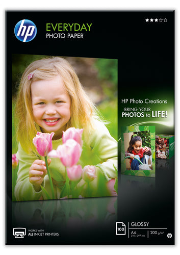 HP Everyday Photo Paper A4 Gloss 100Sht - Guards On Duty Shop & Security Guards