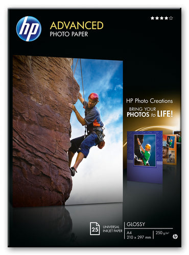 HP Advanced Photo Paper A4 Gloss 25Shts - Guards On Duty Shop & Security Guards